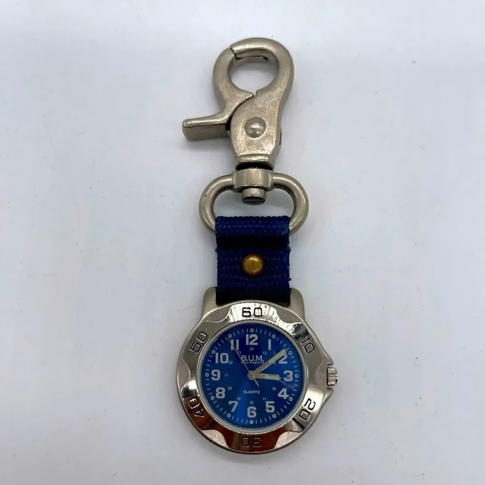 B.U.M Equipment Stainless Steel Clip on Watch